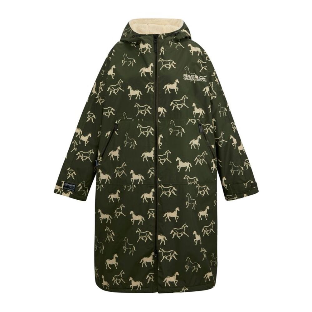 Regatta Unisex Adult Horse Waterproof Changing Robe / Dark Khaki